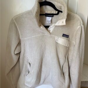 Patagonia Off-White Teddy Jacket